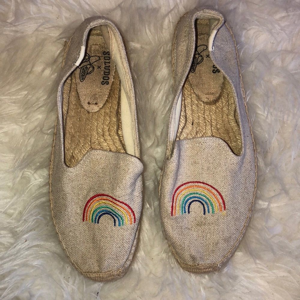 Soludos | Rainbow Platform Smoking Espadrilles - Picture 2 of 4